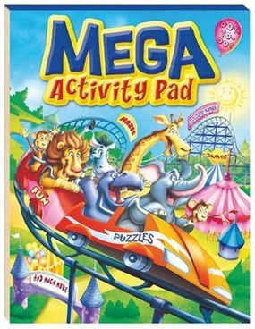 Image for Mega Activity Pad: Games Fun Puzzles Mazes Dot-to-Dot Colour by Number and much more