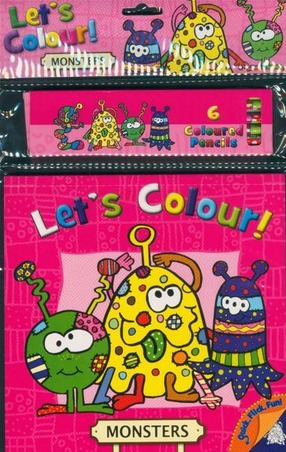 Image for Monsters: Let's Colour! Book and Pencils