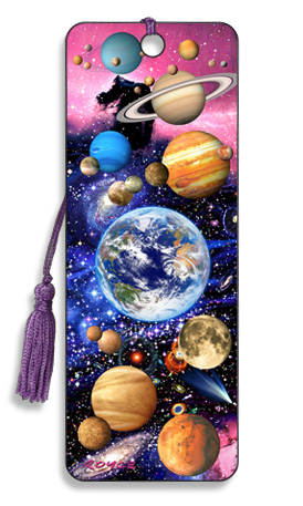 Image for You Are Here Planets 3D Bookmark
