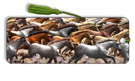 Image for Running Horses motion effect 3D Bookmark