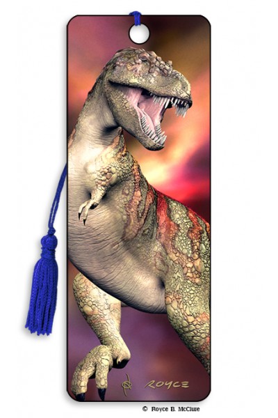 Image for T-Rex Dinosaur flip effect 3D Bookmark