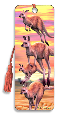 Image for Red Jumpers Kangaroos 3D Bookmark