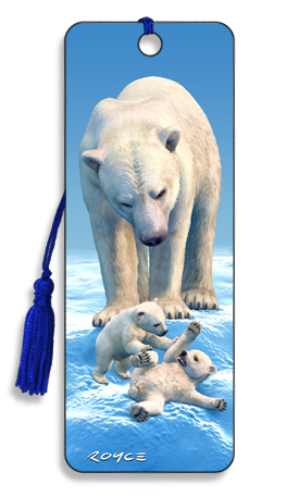 Image for Polar Bears 3D Bookmark