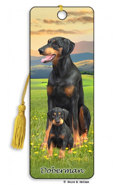 Image for Doberman flip effect 3D Bookmark