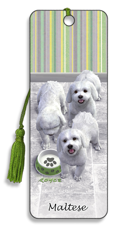 Image for Maltese 3D Bookmark