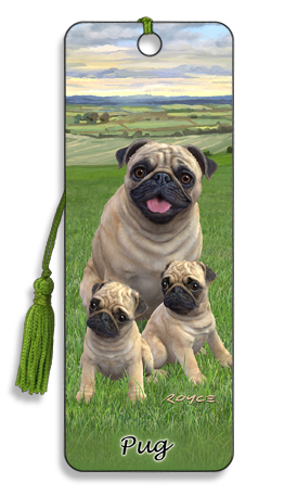 Image for Pug 3D Bookmark