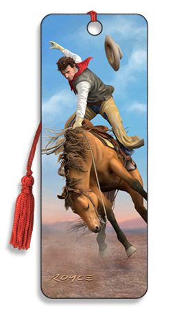 Image for Wild Thing Saddle Bronco Cowboy 3D Bookmark