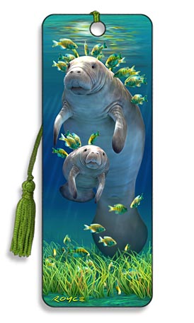 Image for Manatees 3D Bookmark
