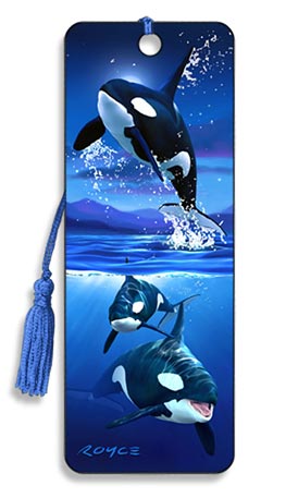 Image for Orcas Killer Whales 3D Bookmark