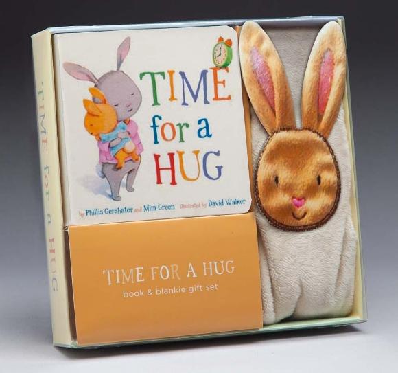 Time for a Hug Book & Blankie Gift Set Image for Time for a Hug Book & Blankie Gift Set