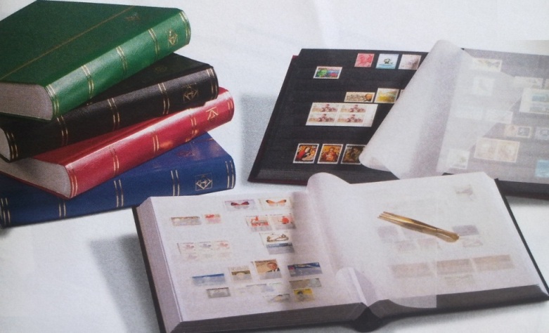 Image for Stamp Album A4 Basic Stockbook 64 Black Pages - Black Non-padded Cover