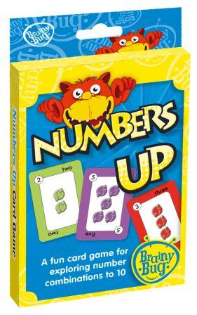 Image for Brainy Bug Numbers Up Card Game : The fun card game for exploring number combinations to 10
