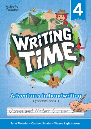 Image for Writing Time 4 (Queensland Modern Cursive) Student Practice Book