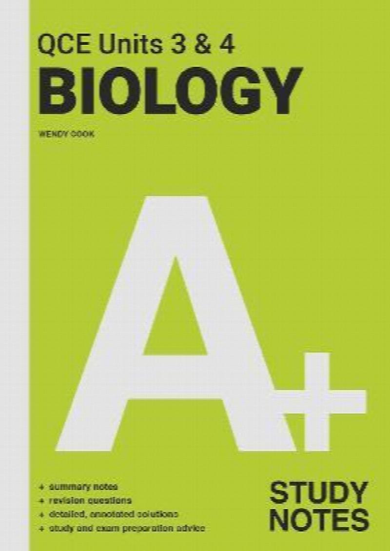 study buddy qce Image for QCE Units 3 & 4 Biology A+ Study Notes