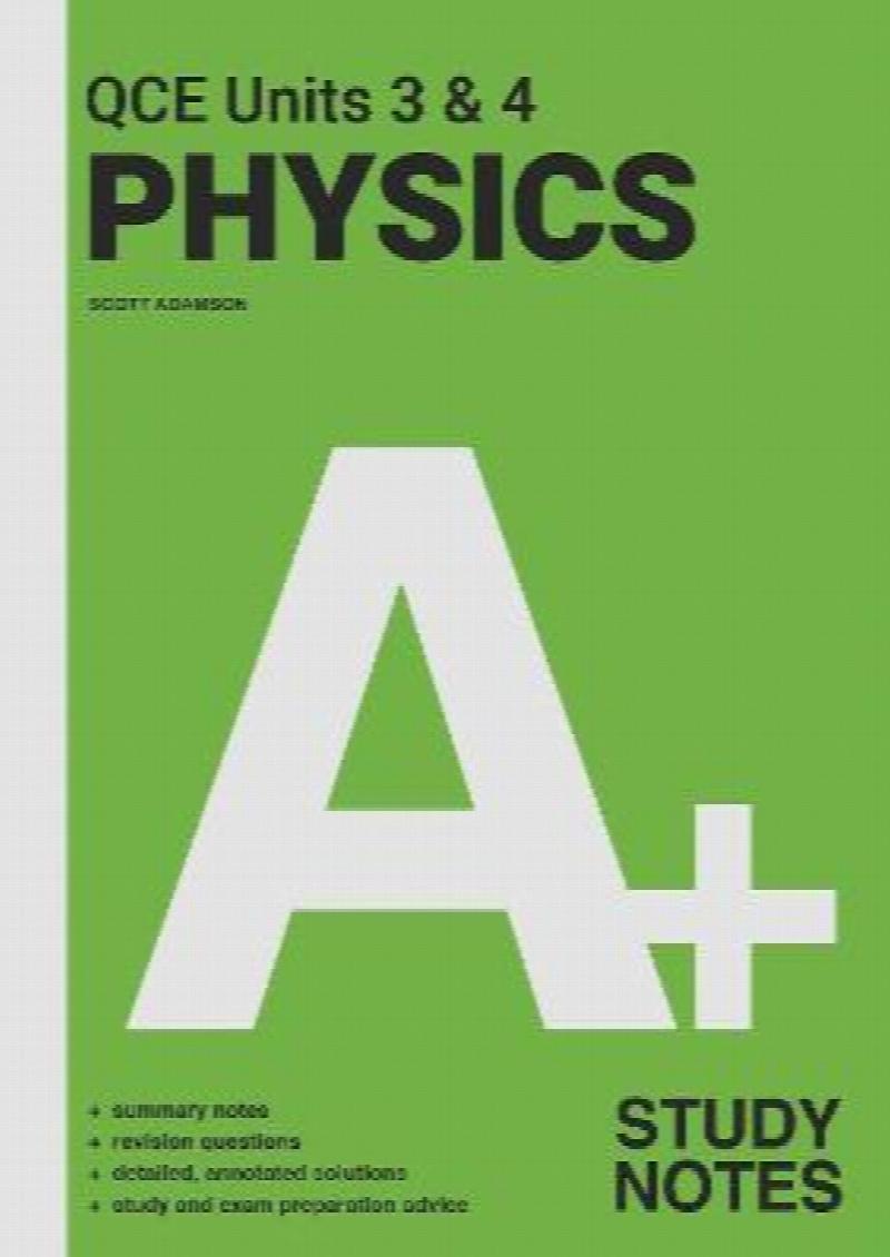 study buddy qce Image for QCE Units 3 & 4 Physics A+ Study Notes