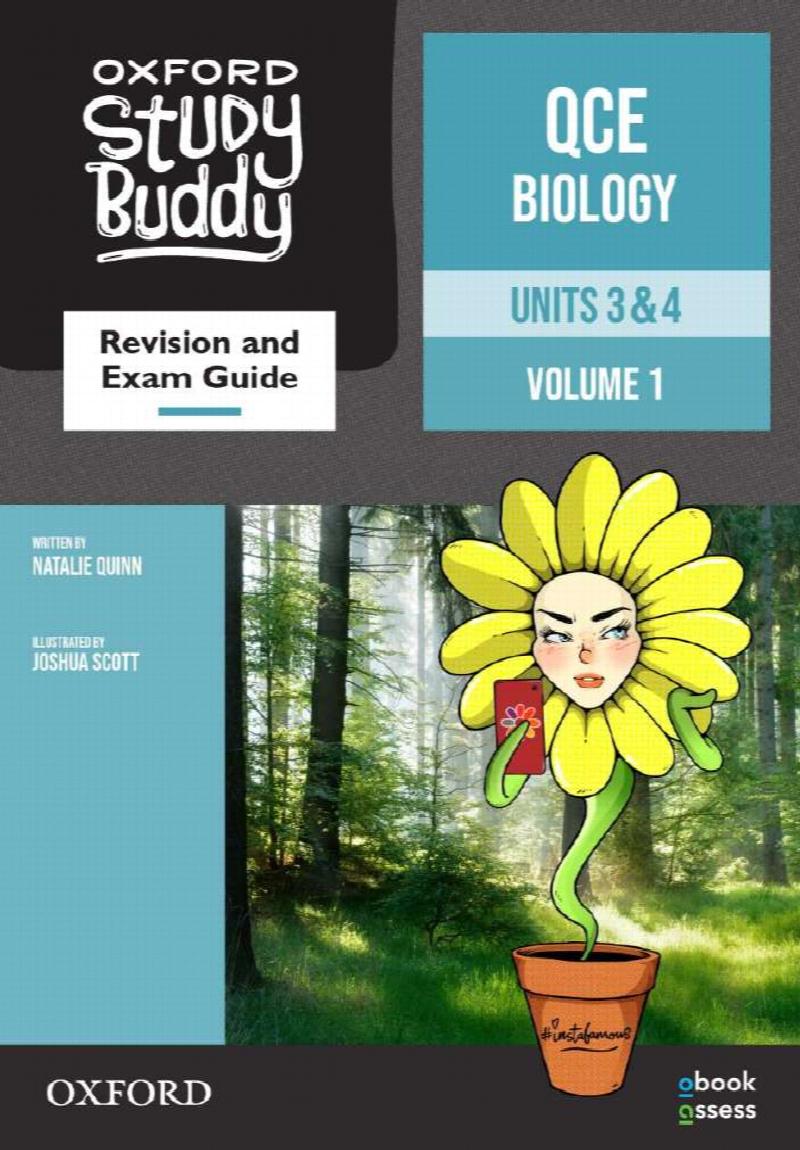study buddy qce Image for Oxford Study Buddy QCE Biology Units 3&4 Revision and exam guide