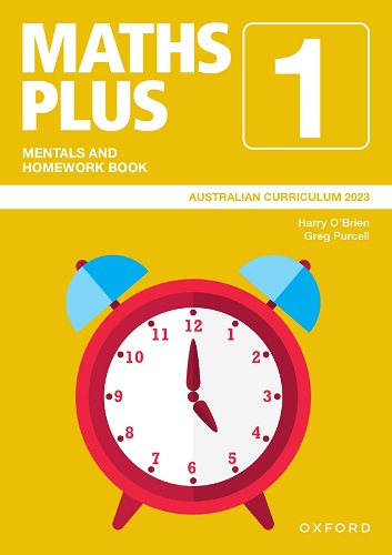 Image for Maths Plus Mentals and Homework Book Year 1 : Australian Curriculum 2023
