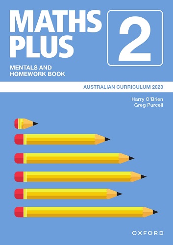 Image for Maths Plus Mentals and Homework Book Year 2 : Australian Curriculum 2023