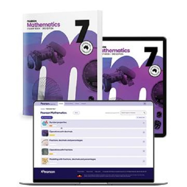 Pearson Mathematics 9 Student Book, eBook and Digital Hub, 3rd Edition