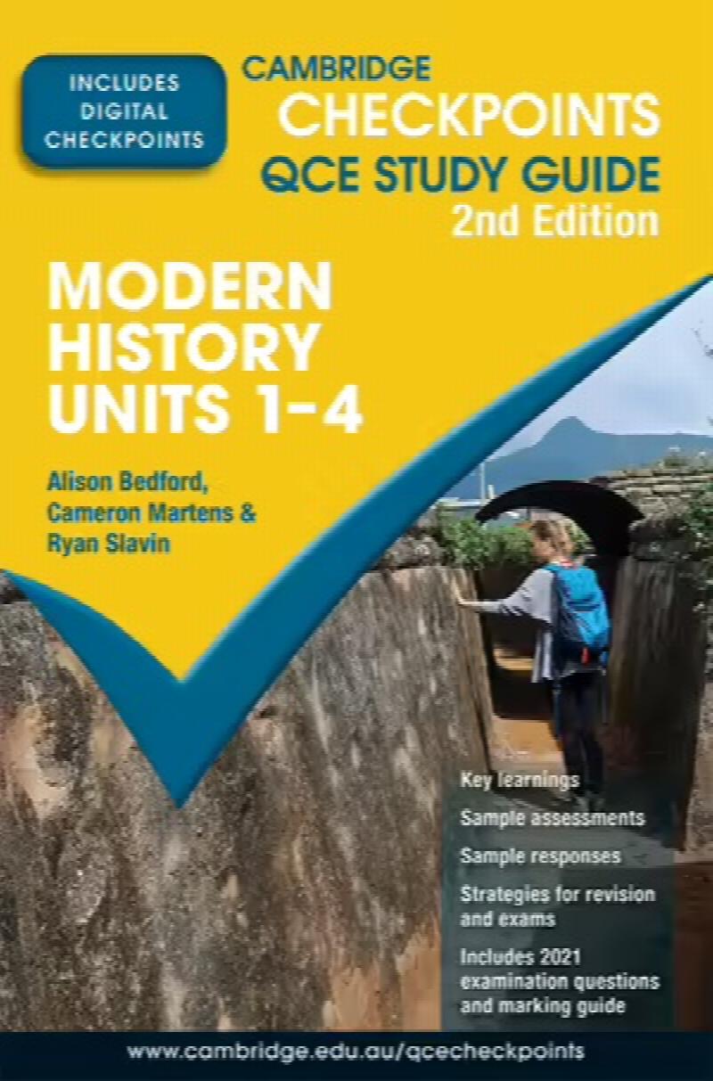 Cambridge Checkpoints QCE Study Guide Modern History Units 14