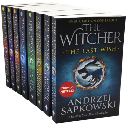 The Witcher Boxed Set: The Last Wish, Sword of Destiny, Blood of Elves,  Time of Contempt, Baptism of Fire, The Tower of The Swallow, The Lady of the  Lake, Season of Storms