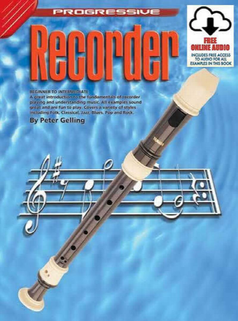Progressive Recorder Book beginner to intermediate [Includes Free