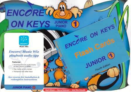 Image for Encore on Keys Junior Series 1 Piano / Keyboard Student Kit : Audio App and Flash Cards Included