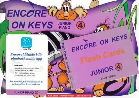 Image for Encore on Keys Junior Series 4 Piano / Keyboard Student Kit : Audio App and Flash Cards Included