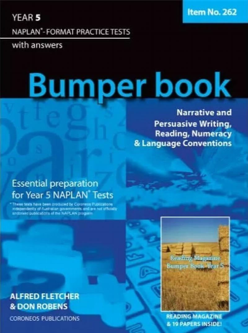 Bumper Book Year 5 NAPLAN* Format Practice Tests (Item no. 262)