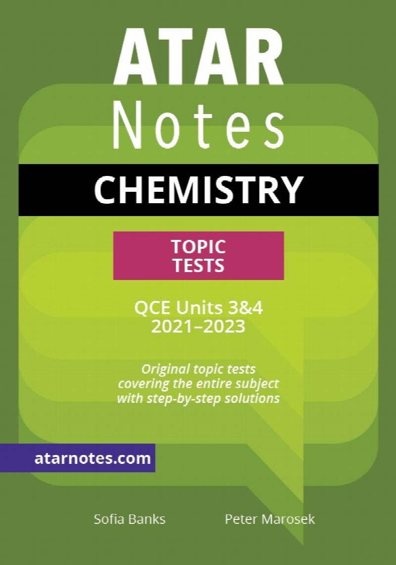 study buddy qce Image for ATAR Notes : Chemistry Topic Tests QCE Units 3&4 2021-2023