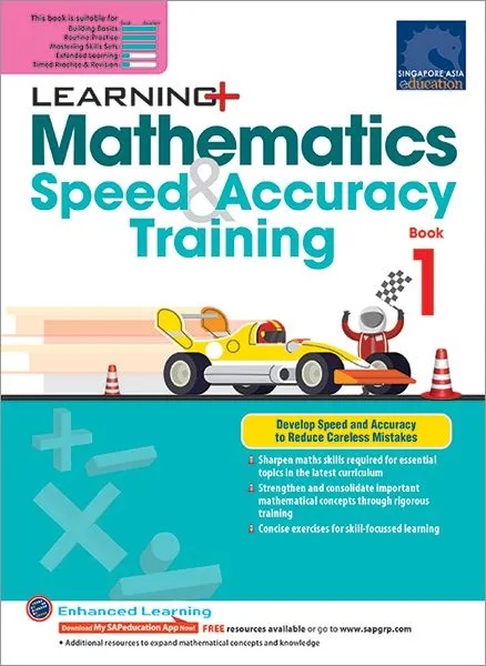 Learning+ Mathematics Speed and Accuracy Training Book 1