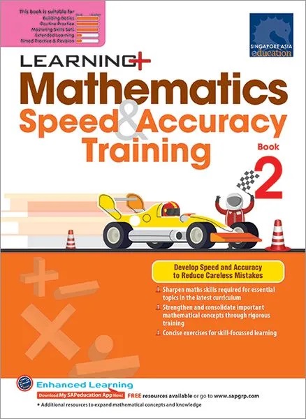 Learning+ Mathematics Speed and Accuracy Training Book 2