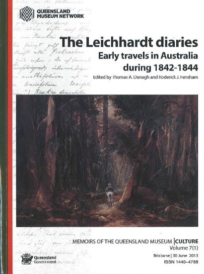 Image for The Leichhardt Diaries: Early travels in Australia during 1842-1844 Ludwig Leichhardt ***Temporarily Out of Stock***