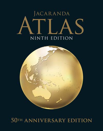 Image for Jacaranda Atlas Ninth Edition (Includes MyWorld Atlas) 50th Anniversary Edition